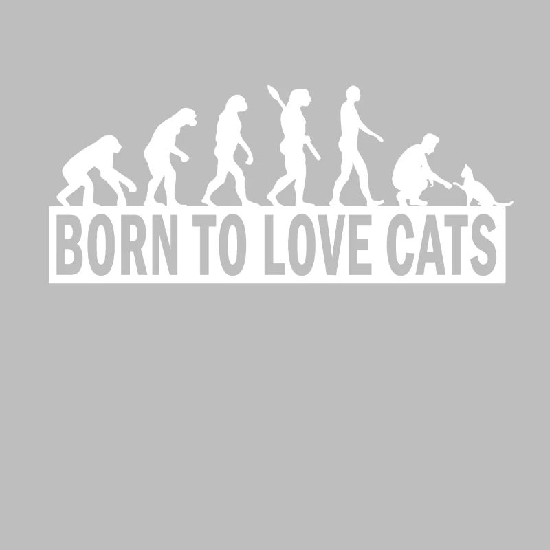 Cat evolution cat lover gift