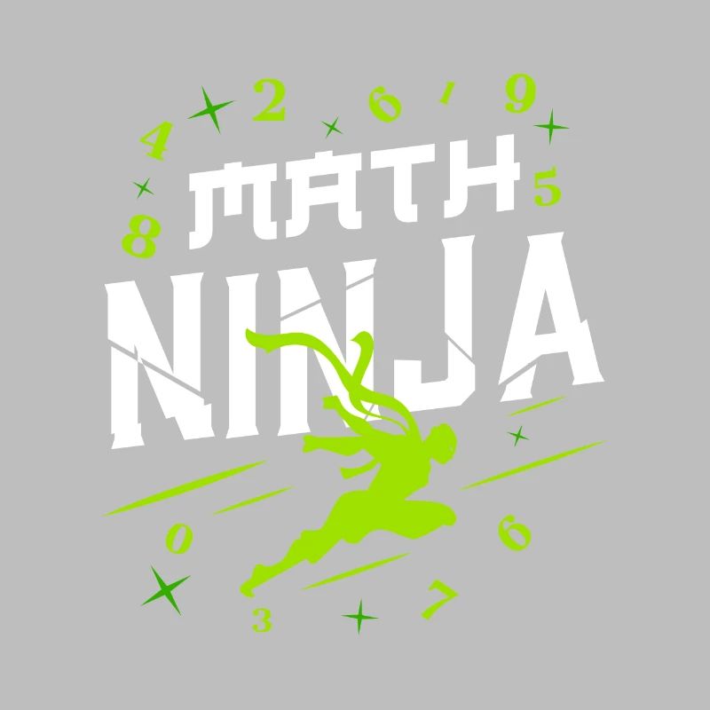 Math Ninja Math Kids Saying Jeu de Pun