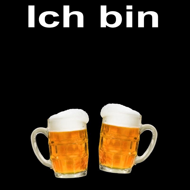 Ich bin DEIN NAME HIER Partnershirt Bier Festival