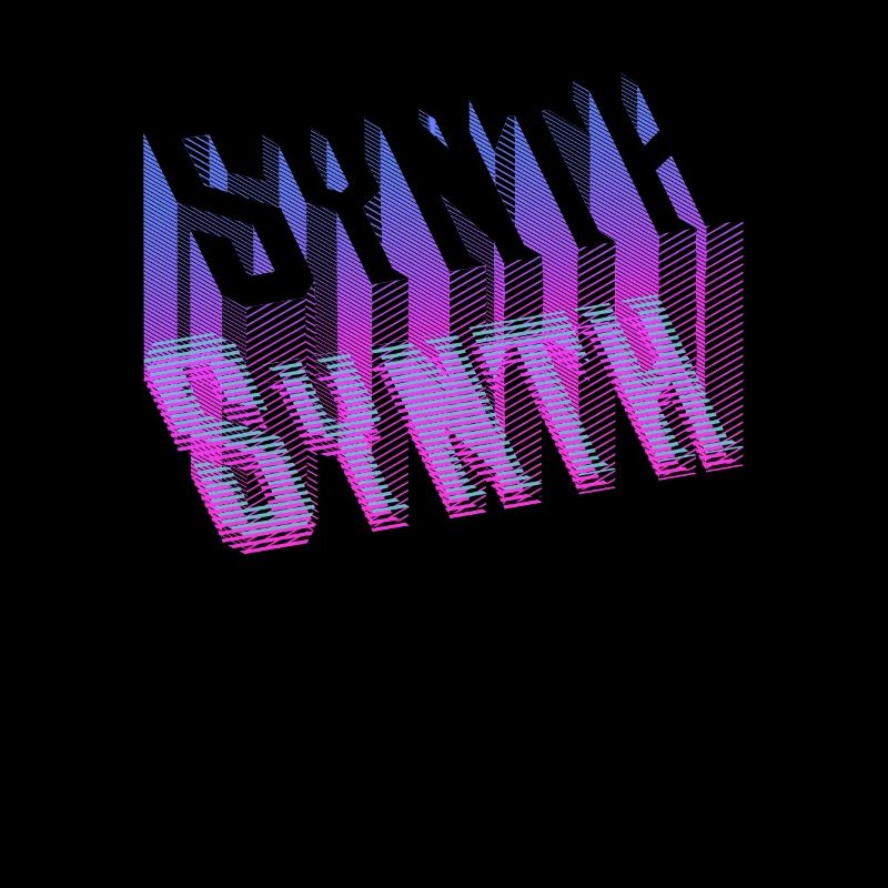 Retro Vaporwave Ästhetischer Synth