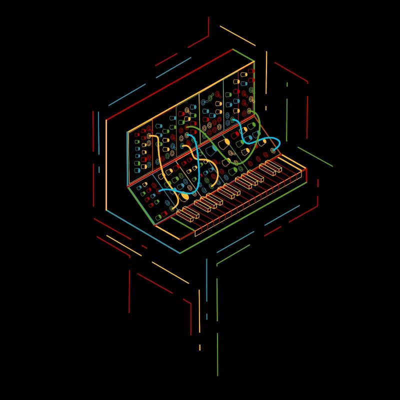 Multicolor Modular Synthesizer