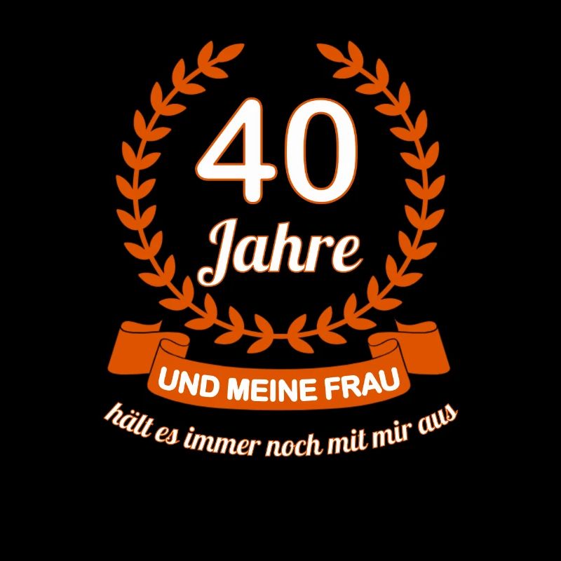 40. Hochzeitstag Jahrestag Ehemann Geschenk