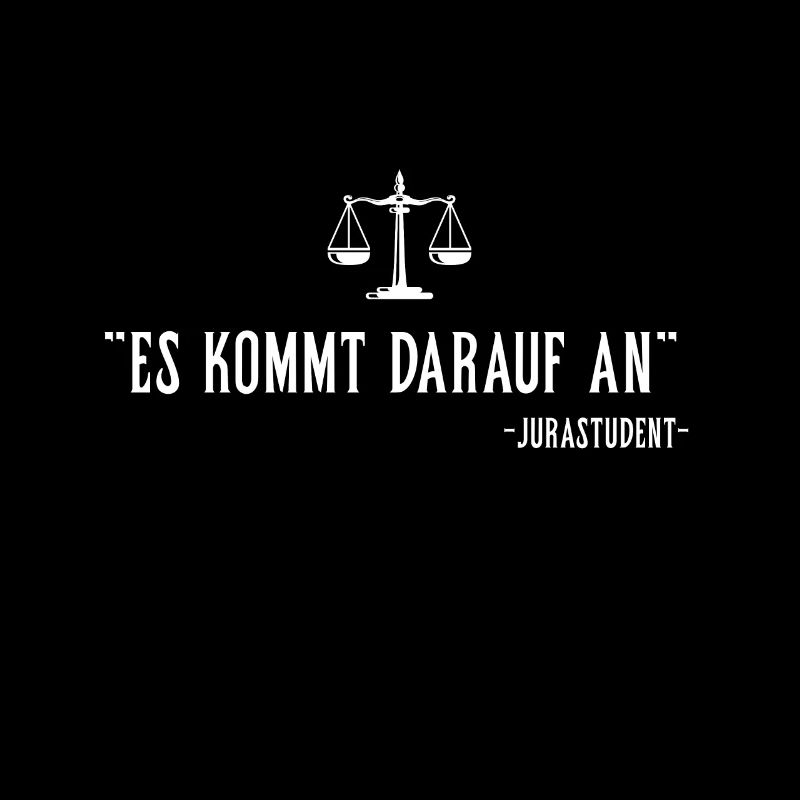 Es kommt darauf an Jurastudent