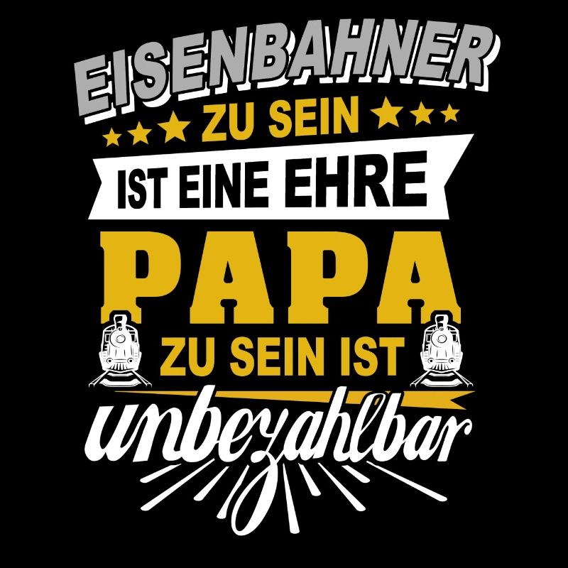 Eisenbahn Papa Eisenbahner Vater Zug