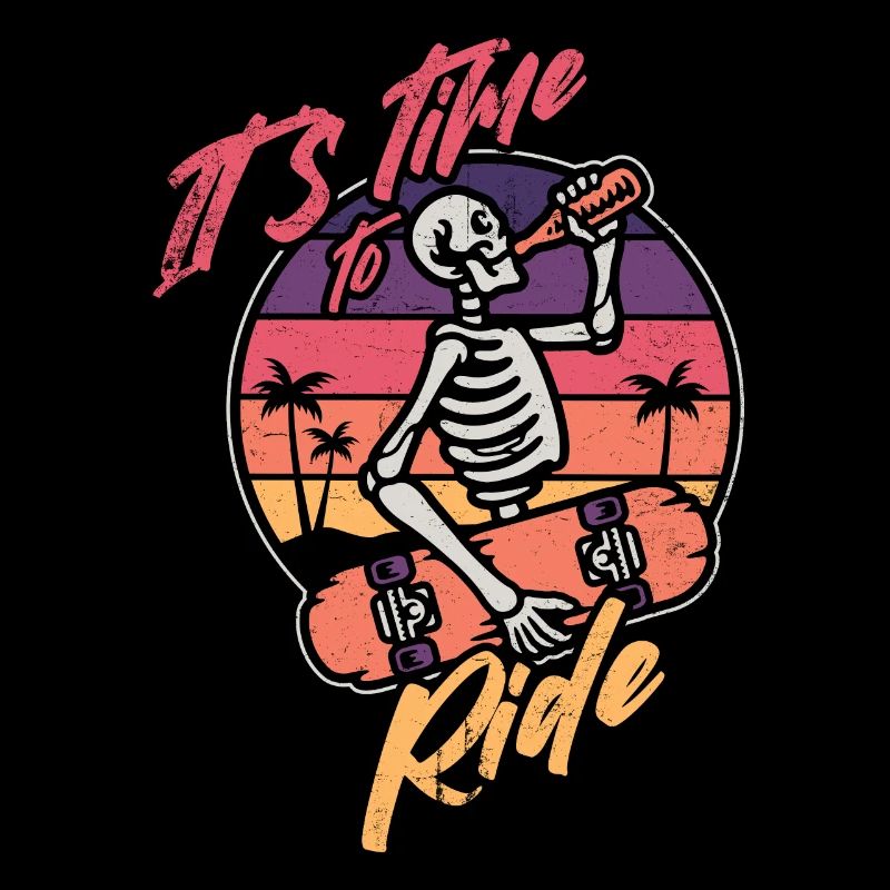 Skeleton Skater Skater Skate Skateboard Rolling