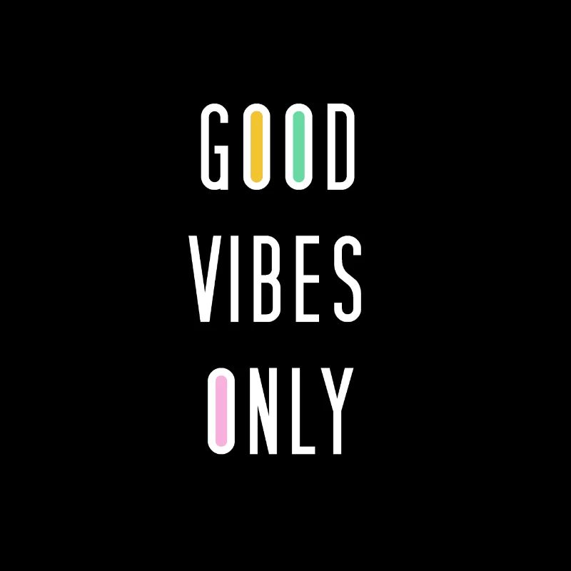 GOOD VIBES ONLY.Motivation