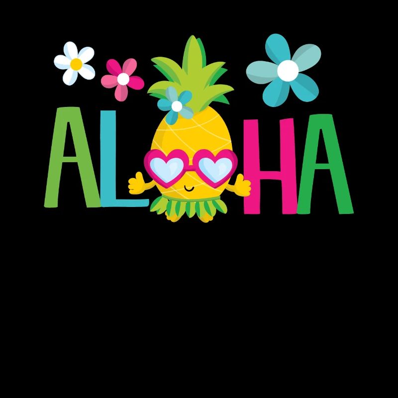Aloha Ananas - Sommer Sonne Strand Hawaii