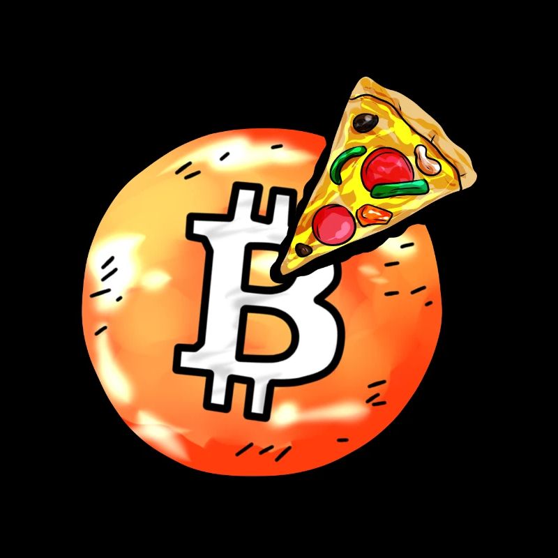bitcoin pizza BTC crypto currency blockchain