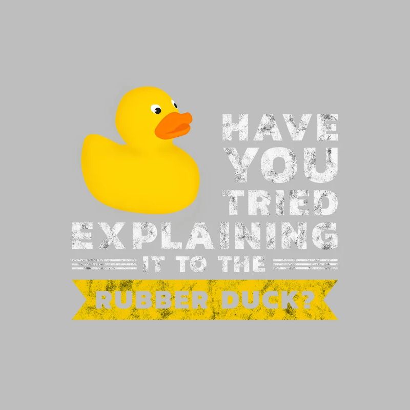 Programmierer Gummiente Debug