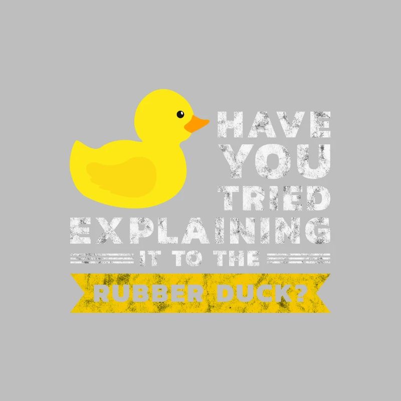 Programmierer Gummiente Debug