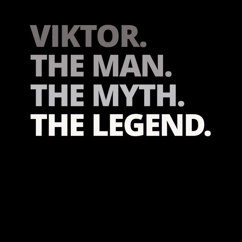 Viktor Name Sort Cadeau