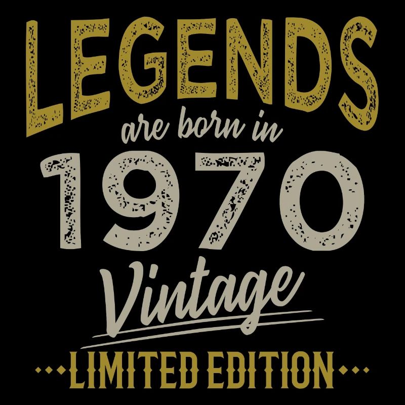 Legenden wurden 1970 geboren Geschenk