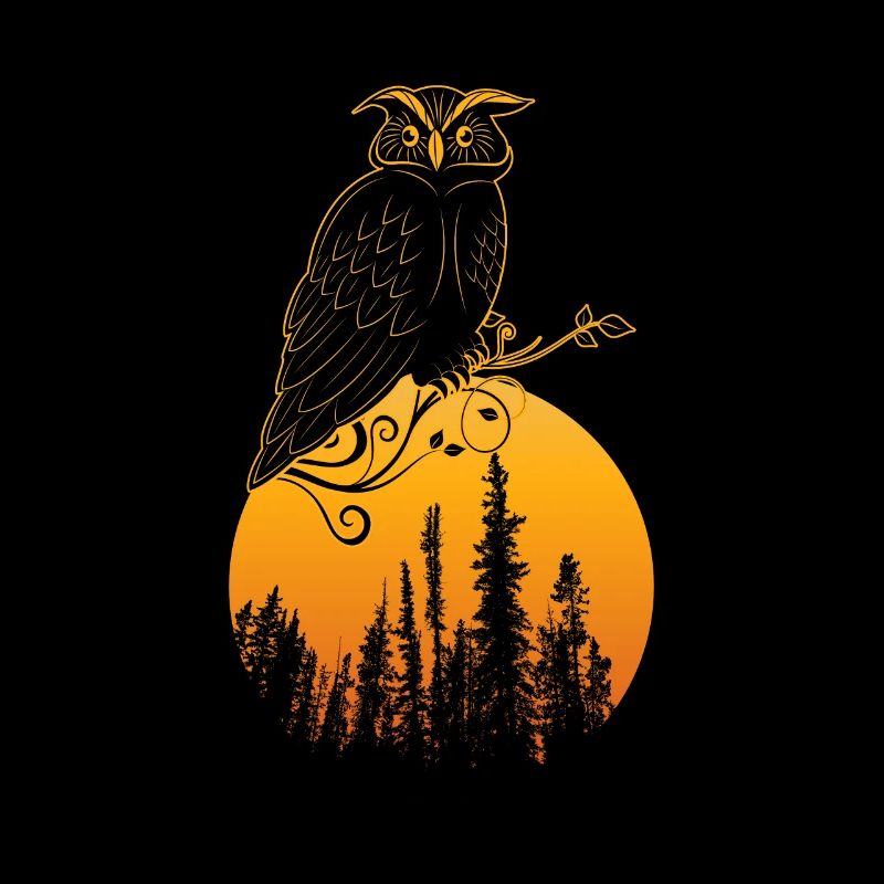 Eule Vogel Nette Geschenkidee