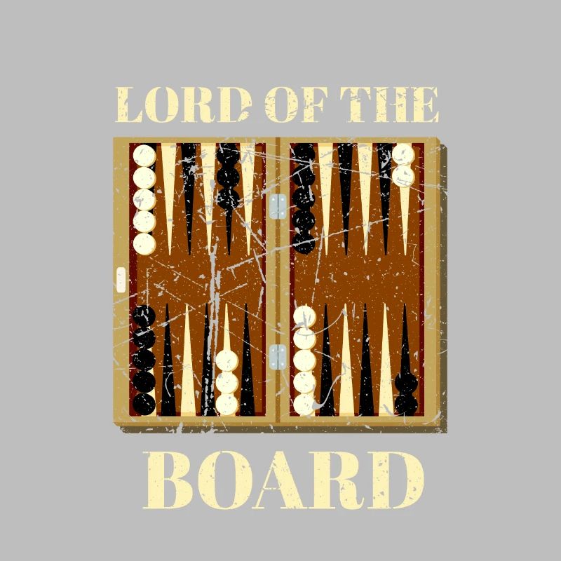 Backgammon board game saying for backgammon players