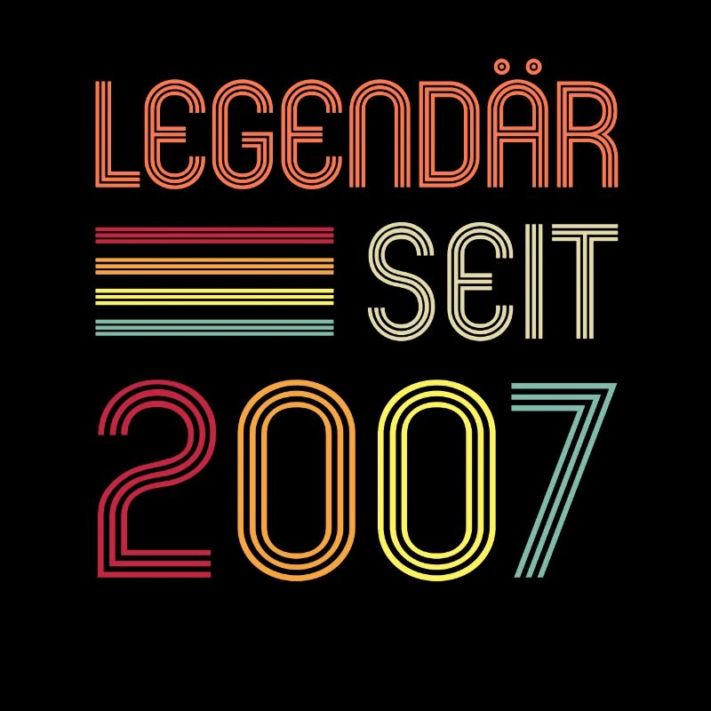 15ter Geburtstag Legendär Seit 2007 Geschenk