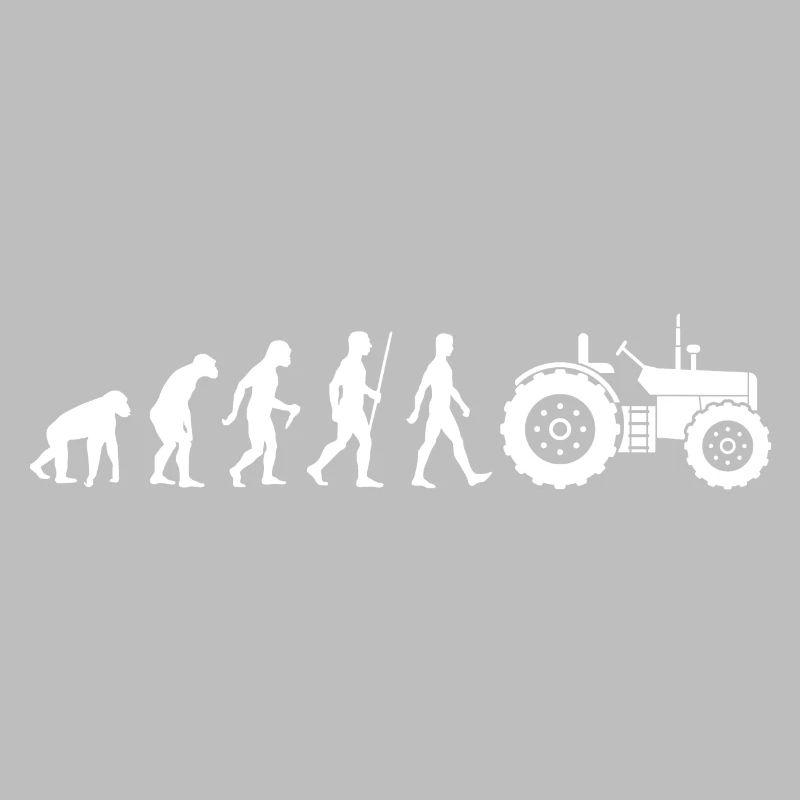 Traktor Evolution Landwirt Bauer