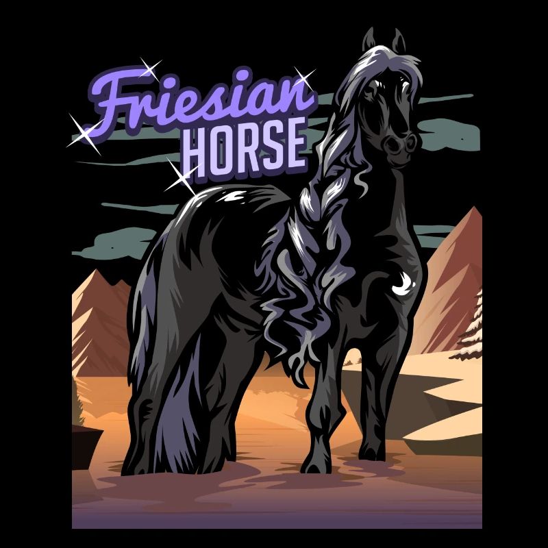Friese Pferd Islandpferd