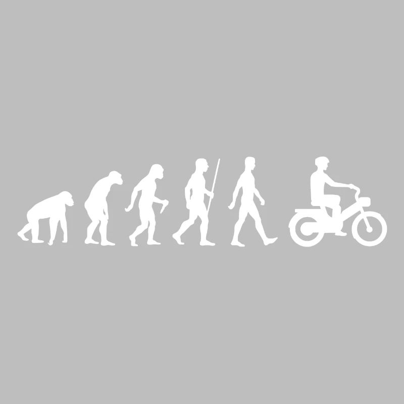 Mofa Evolution Moped Mofafahrer