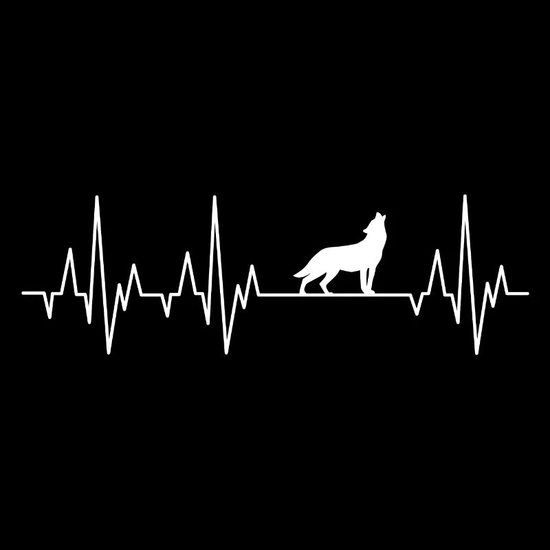 Wolf heartbeat wolves EKG