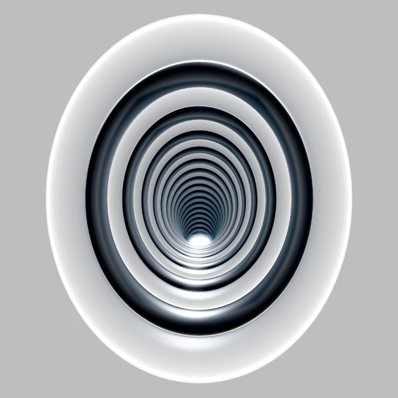 Effet vortex 3D avec tourbillon / effet tourbillon 3D