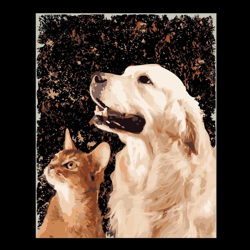 Chien chat chien chat tomcat minou chiens