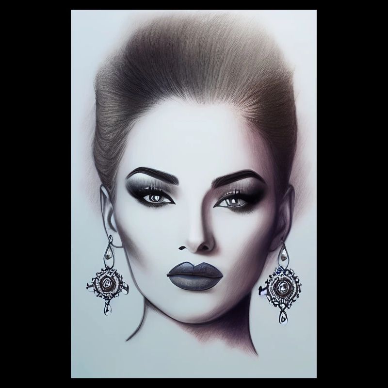 Femme avec des bijoux