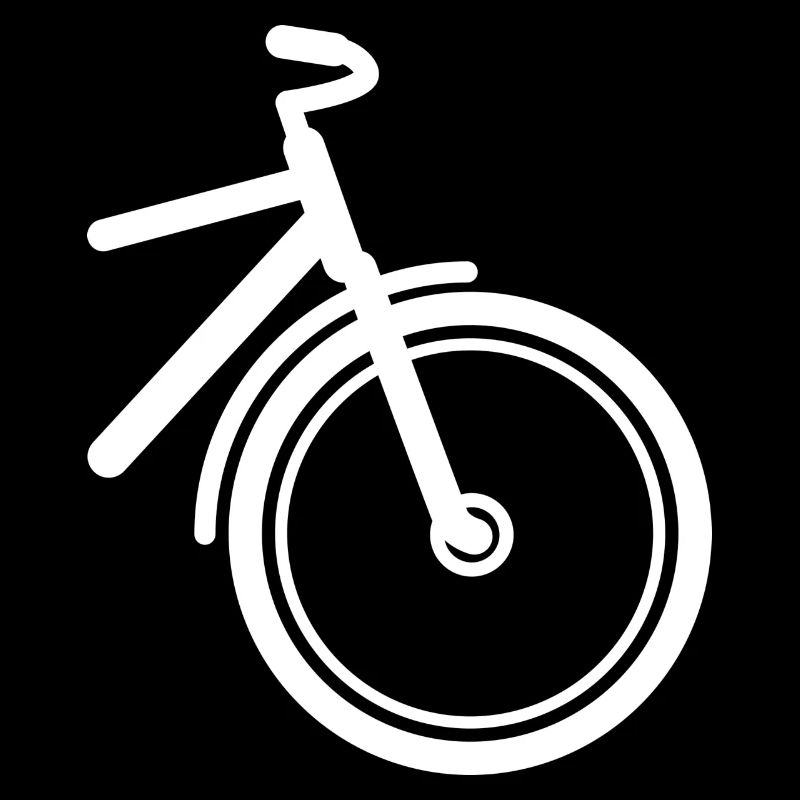Bicycle Front Wheel - Contour White