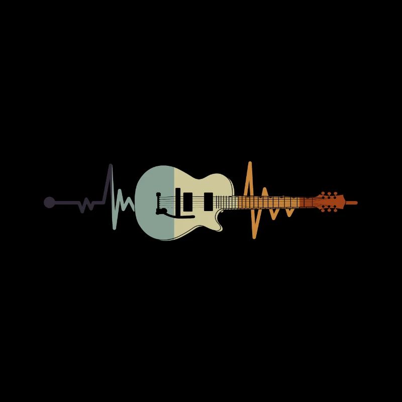 Gitarre Herzschlag