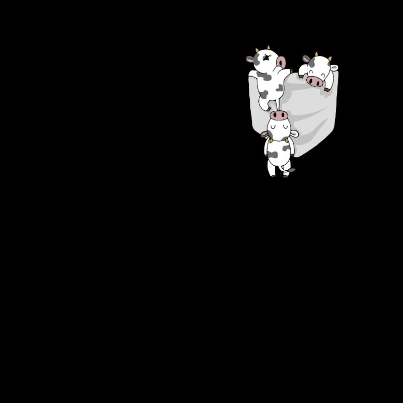 Vache dans la poche de poitrine