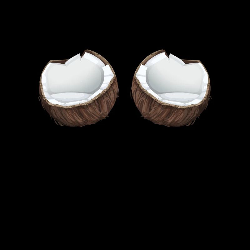 Coconuts bikini beach bra costume carnival coconut