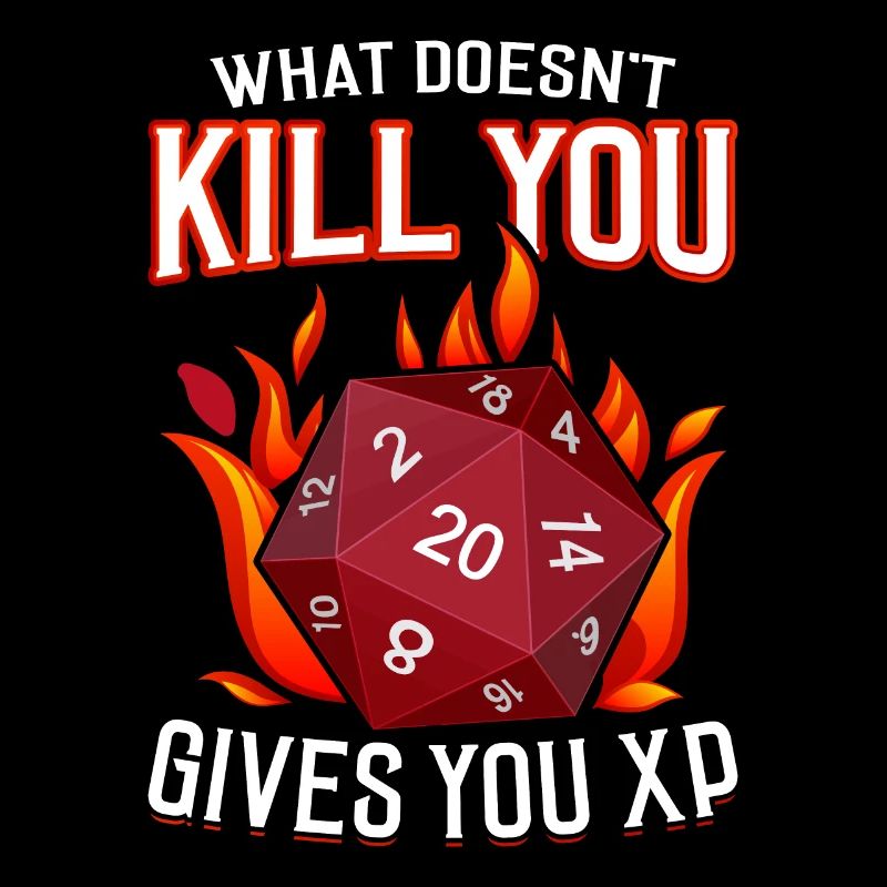 Ce qui ne vous tue pas vous donne XP - RPG D20 disant