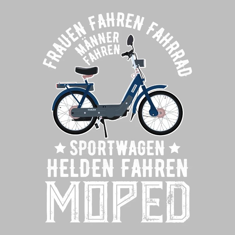Moped Mofa Simson DDR Roller Biker Geschenkidee