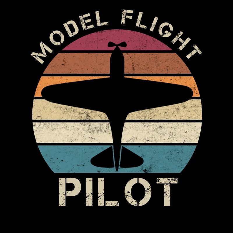 Modellflug Pilot, Modellflieger Vintage Geschenk