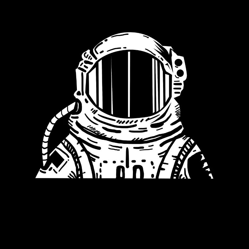 Astronaute - exploration spatiale de science-fiction