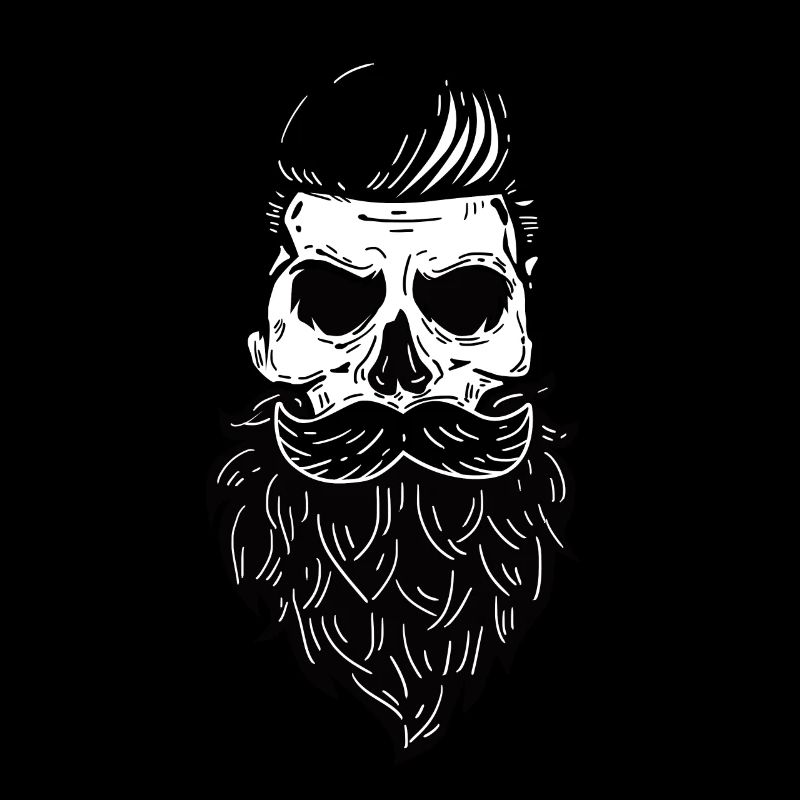 Crâne de crâne De Barbe Crâne