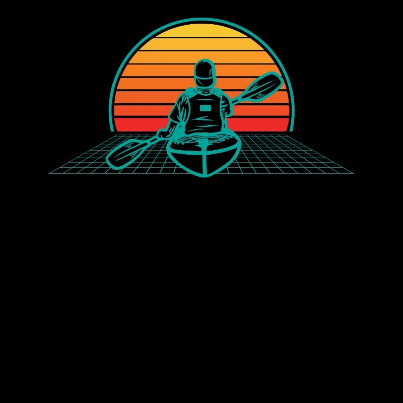 Vaporwave Kajak Kajak Kajak Boot Ästhetik