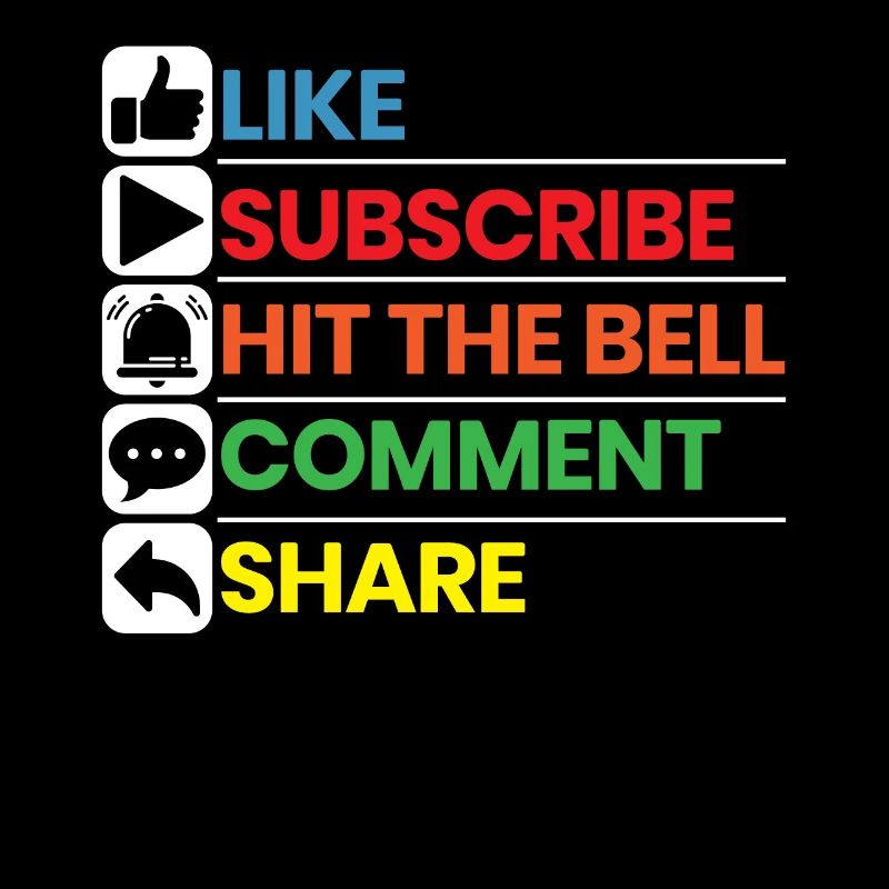 Wie Subscribe Hit Die Glocke Kommentar Share Streamer