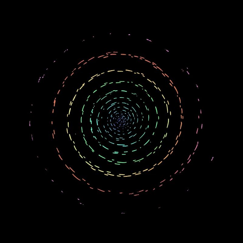 Regenbogen Kreisel Selbst gestalten