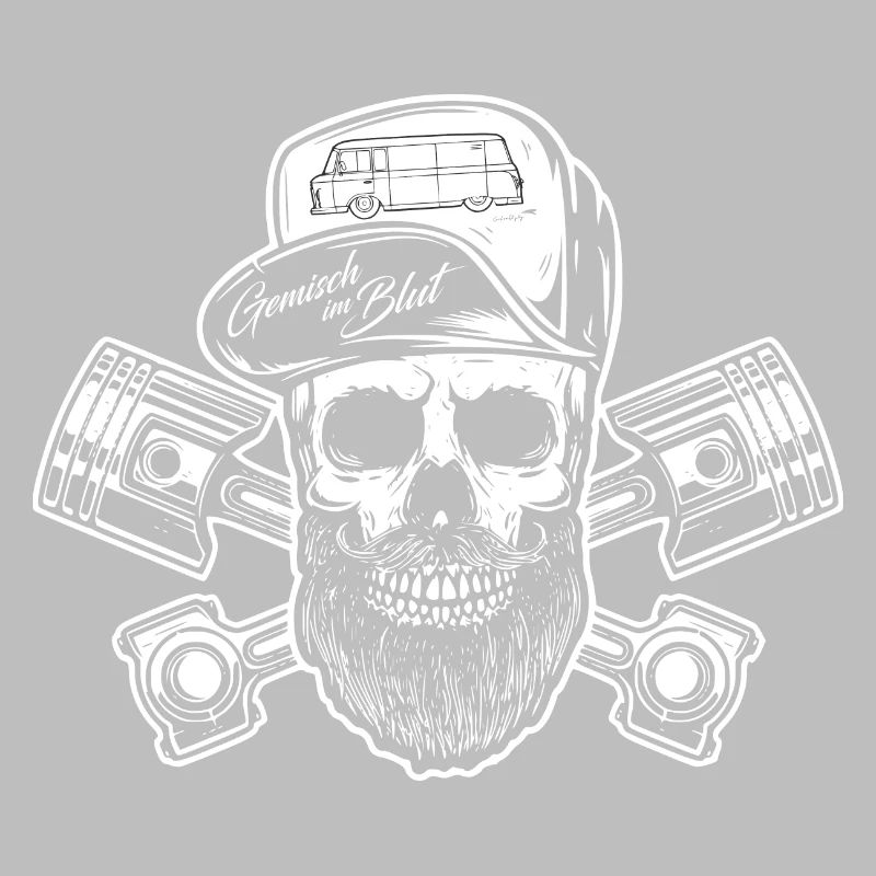 IFA Barkas B1000 Low - Mechanic Skull