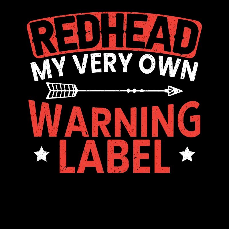 Rothaarig Mein eigenes Warnschild Rote Haare Irisch