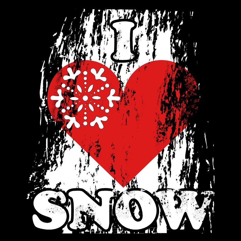 Neige amour cadeau hiver