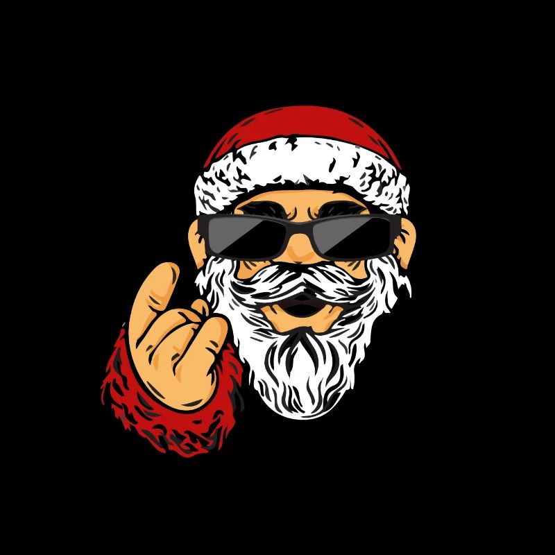 cool santa weihnachtsmann geschenk