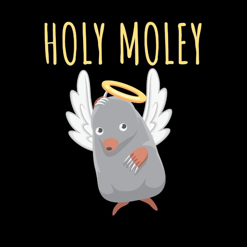 Holy Moly Maulwurf Engel Maulwurfhügel Süß Klein
