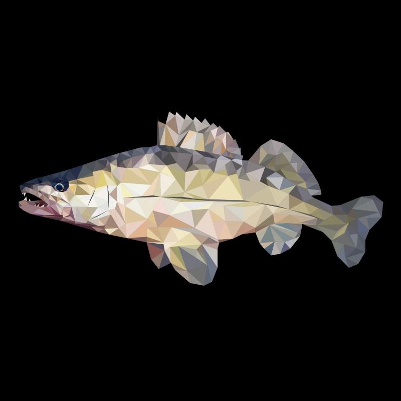 Zander Fisch Polygon