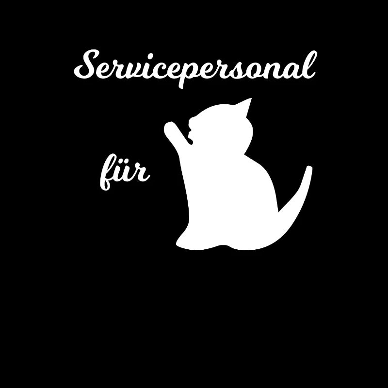 Katze Service Personal niedlich süß Geschenk