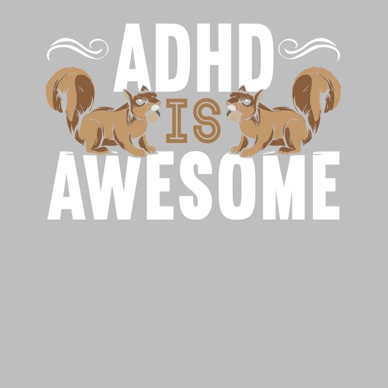 ADHD Eichhörnchen Umarmung Neurodiversity