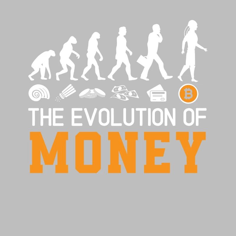 Die Evolution Des Geldes Crypto Währung Bitcoin