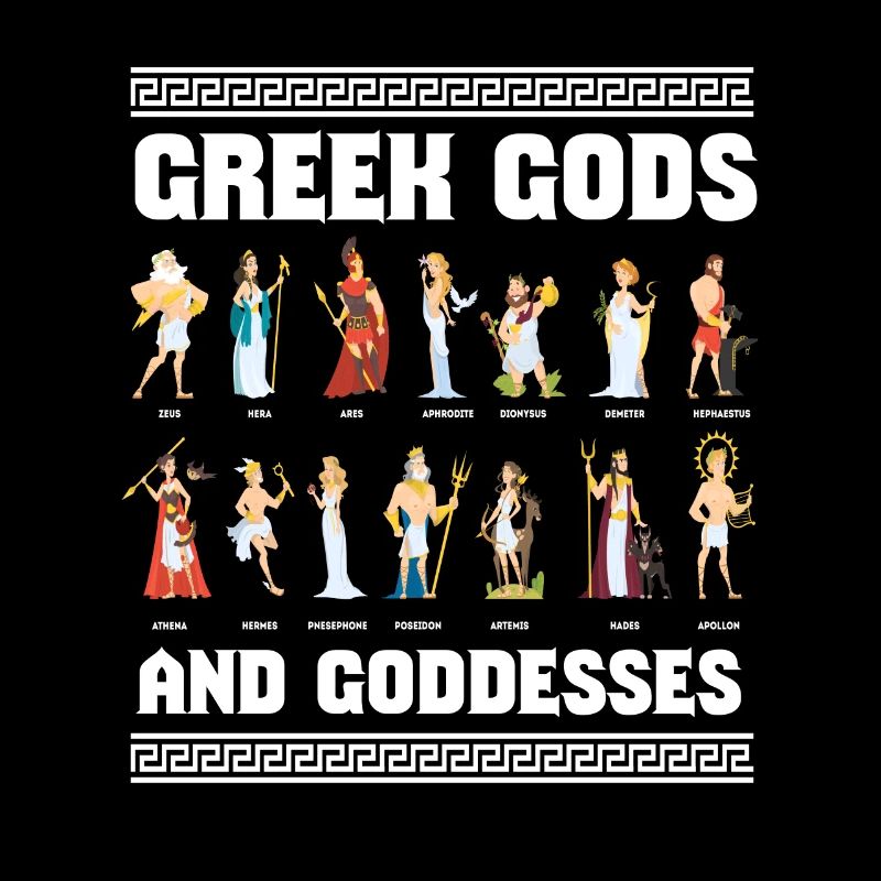 Greek Gods And Goddesses Grecs