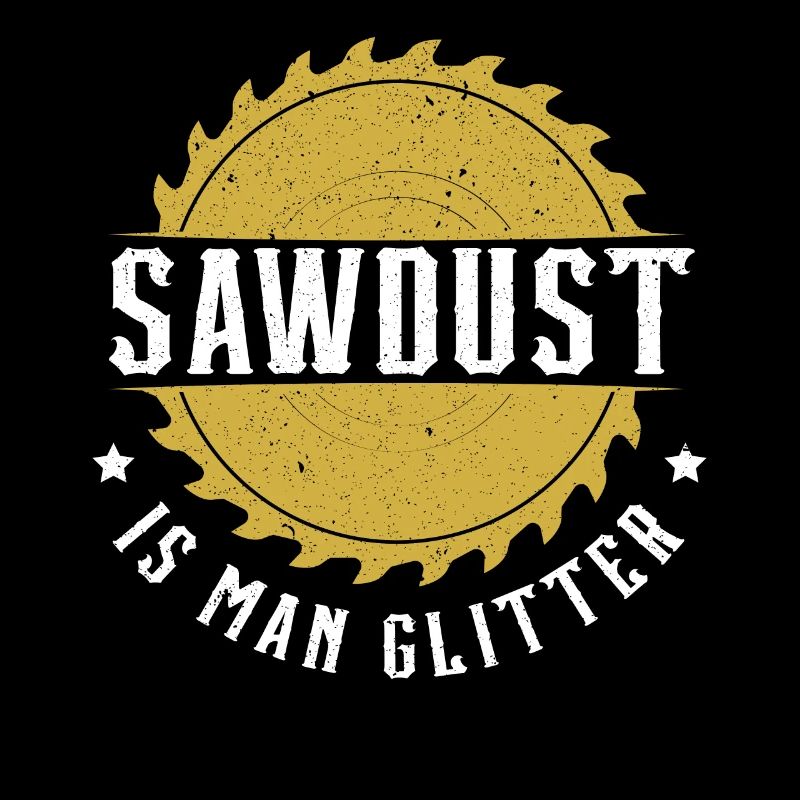 La sciure de bois est hommes Glitter Carpenter Carpenter