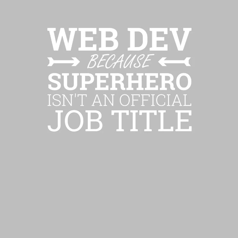 "Web Developer Superhero | Webentwickler"